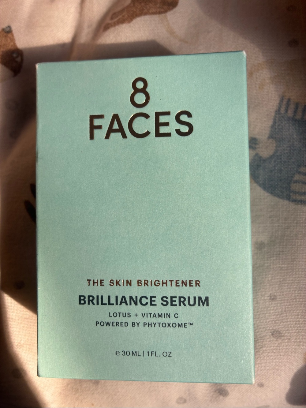 8 FACES the skin brightener 1oz BRILLIANCE SERUM